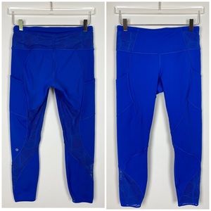Lululemon Goal Crusher 7/8 Run Tight Blue Size 8